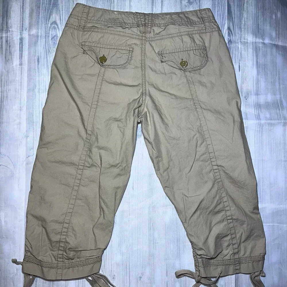 Limited Too Justice Girls Cargo Pants Cropped Capris Size 12 Vintage Y2K